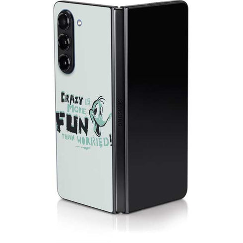 Looney Tunes Daffy Duck Crazy Galaxy Z Fold5 5G Skin